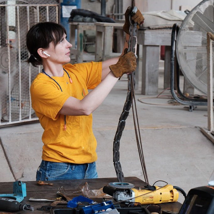 Metal Sculpture Class at The Creative Arts Center of Dallas