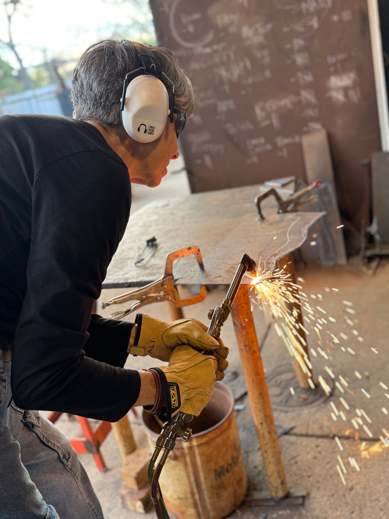 Metal Sculpture Welding Class for Adults at the Creative Arts Center of Dallas